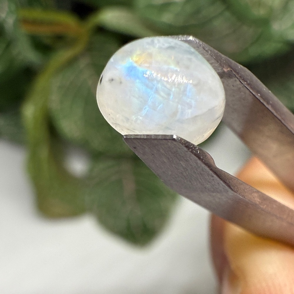Rainbow Moonstone Cabochon